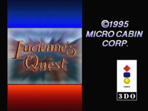 Lucienne's Quest title screen for 3DO